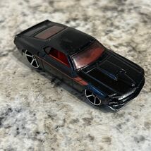 Hot Wheels 2007 New Models 1969 '69 Ford Mustang Black Red W/OH5 Chrome Rim - $6.28