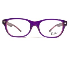 Ray-Ban RB1555 3666 Kids Eyeglasses Frames Purple Pink Square Full Rim 48-16-130 - £36.50 GBP