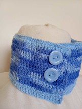 Crochet neck warmer, cowl, infinity scarf - $40.77 CAD