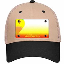 New Mexico State Blank Novelty Khaki Mesh License Plate Hat - £23.10 GBP