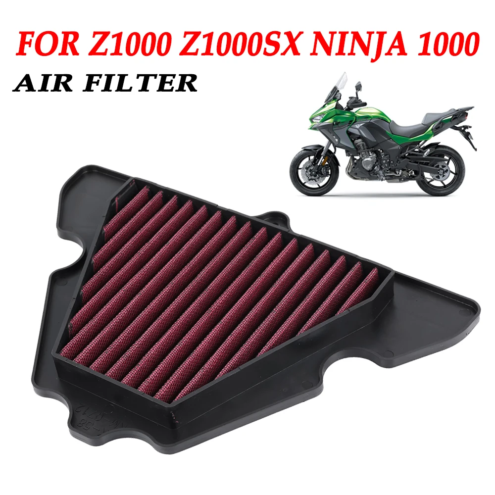 Motorcycle Accessories Air Filter For Kawasaki Z1000 Z1000SX ZX1000 NINJ... - £24.77 GBP