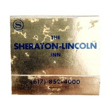 Sheraton Lincoln Inn Hotel Vintage Matchbook Central New England Unstruc... - $373.45 MXN