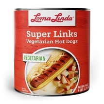 Loma Linda Super-Links (96 oz) Plant Based Vegetarian Hot Dog - £30.24 GBP