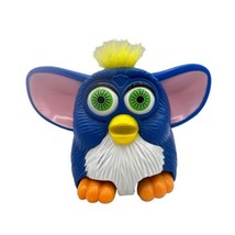 Furby Blue Body McDonalds Rolls Ears Move Tiger Electronics Yellow Hair Vtg 1998 - £6.12 GBP