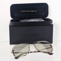 Brand New Authentic Alexander McQueen Sunglasses MQ 0257 003 63mm Frame - $178.19