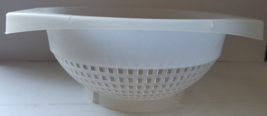 Large Colander Strainer White Plastic Dinner Kitchen Items Pasta Dinner ... - $9.99