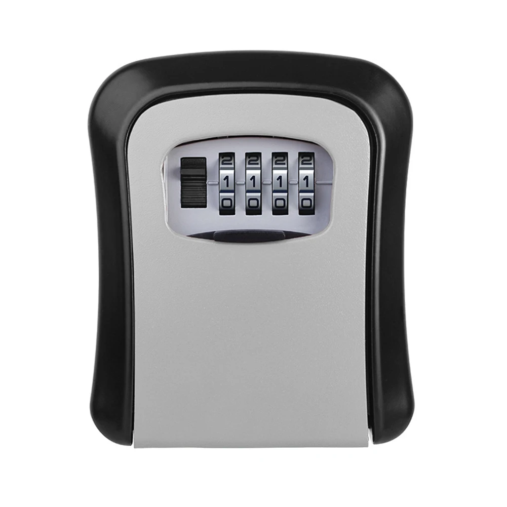 Wall Mounted Key Organize Lock Box with 4 Digit Combination Lock Key Saf... - £47.44 GBP