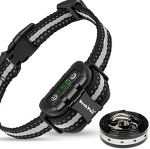 BARK COLLAR by Seth Pet for Medium &amp; Large Dogs - Beep Vibrate Shock Tra... - $20.99 CAD