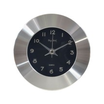 Bey Berk Silver Plated Design Desk Clock Alarm Clock - £39.74 GBP