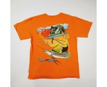 Guy Harvey by Aftco Mens T-Shirt Size M Orange Cotton QF15 - $9.89