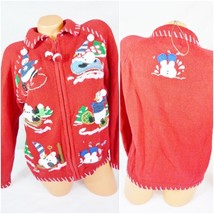 Tiara Intl Medium Ugly Christmas Sweater - £26.31 GBP