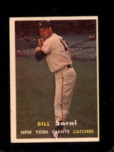 1957 Topps #86 Bill Sarni Vg+ Ny Giants *X66559 - £2.89 GBP