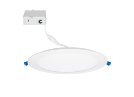Maxxima 8&quot; Slim Round 4000K Neutral White Flat Panel Recessed Integrated LED - £7.82 GBP