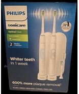 Philips Sonicare Optimal Clean Electric Toothbrush Working 3 Pack HX686p  - $460.06 MXN