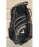 Callaway 14 Way Divider Golf Cart Bag- Black/Gray/White 35&quot; With Cover - £93.28 GBP