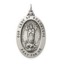 Sterling Silver Our Lady of Guadalpue Medal - £97.61 GBP