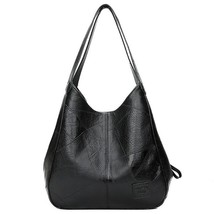 Women Vintage Shoulder Bag Female PU Leather Womens Bag Designers 2022 Totes Fas - $35.90