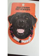 BOO TIFUL Halloween Pet Necklace Jewelry, Size Large 19&quot; - $27.59 CAD