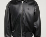 adidas Premium Essential Faux Leather Bomber Jacket Men Casual AsiaFit K... - $395.91
