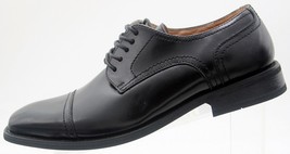 Giorgio Brutini Mens Shoes Size 10 M Black Leather Square Toe Oxford - $25.73