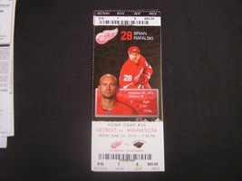 NHL 2009-10 Detroit Red Wings Ticket Stub Vs. Minnesota 03-26-10 - £2.34 GBP