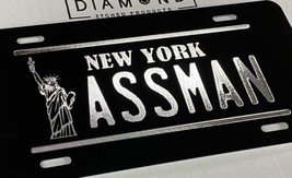 Engraved Seinfeld Assman Diamond Etched License Plate Aluminum Vanity Ca... - $27.23 CAD