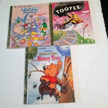 Ct. Of 3 Lg Books Tootle The Train &amp; Happy Birthday Babs 1990s Winnie The Poo 94s - £10.77 GBP