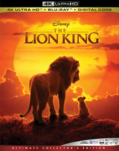 The Lion King 4K Ultra Hd + Blu Ray + Digital Code New With Slipcover - £15.56 GBP