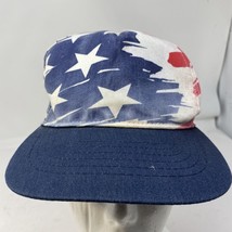 VINTAGE Stars And Stripes Flag Hat Cap MADE in USA SNAPBACK Swingster RA... - $8.91