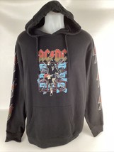 AC/DC Hoodie Sweatshirt Men&#39;s Size S/M Black Heavy Metal Blow Up Your Video - $34.60