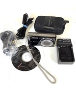 TESTED Sony Cyber-shot DSC-W370 14.1MP Digital Camera Black BUNDLE - $2,346.37 MXN