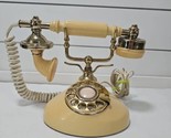 DP-320 Mura Corporation Rotary Phone Fancy Antique Yellow Vtg - £27.80 GBP