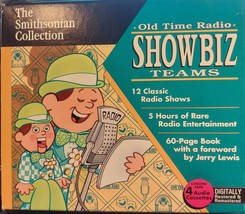 &quot;&quot;Old Time Radio SHOWBIZ TEAMS&quot; Smithsonian Collection 5 hours on 4 cassettes - £16.54 GBP