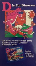D Is For Dinosaur Vhs Ken Ham-TESTED-RARE Vintage. COLLECTIBLE-SHIPS N 24 Hours - £132.49 GBP