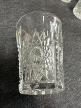 Vintage EAPG Antique Toothpick Holder Star Hobstar Zipper Wheat Clear Gl... - $4.95