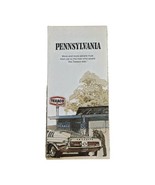 Vintage 1971 Texaco Gas Road Map Travel Driving Pennsylvania - $8.99