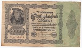 Germany, 50000 Mark, 1922, P79, XF - $13.01