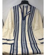70s Vtg Mamouzaki’s Greek Caftan Dress Mod Lounger Bohemian Hand Woven S... - $83.80 CAD