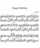 Happy Birthday (Piano Sheet Music) - $43.59 MXN