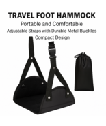 Travel Foot Hammock | Portable Footrest for Airplane, Office &amp; Train Adj... - $190.10 MXN