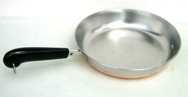 Revere Ware 10&quot; Skillet Vintage Copper Bottom Frying Pan Usa~ Clinton,Ill 80 - £11.12 GBP