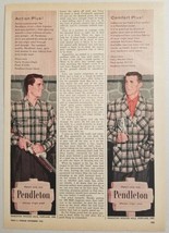 1956 Print Ad Pendleton Wool Shirts Man with Shotgun Woolen Mills Portland,OR - £9.18 GBP
