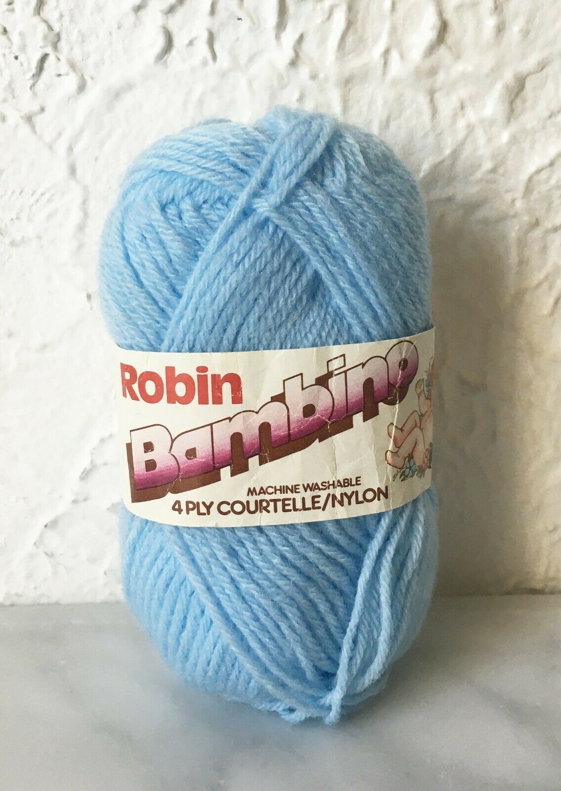 Robin Bambino Acrylic/Nylon Baby Yarn - 1 Skein Color Blue #3761 - $5.65