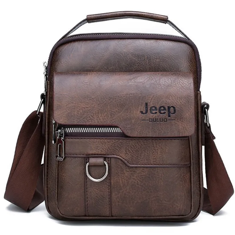 JEEP BULUO Crossbody Messenger Bags Business Casual Handbag Brand Shoulder New H - £36.93 GBP