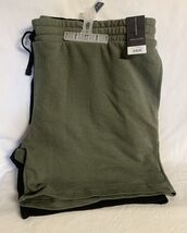 No Boundaries Above The Knee Black &amp; Green Knit Jogger Shorts Size 3XL (... - €12,84 EUR