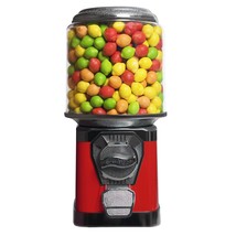 Gumball Machine For Kids - Red Vending Machine With Cylinder Globe - Bub... - £106.93 GBP