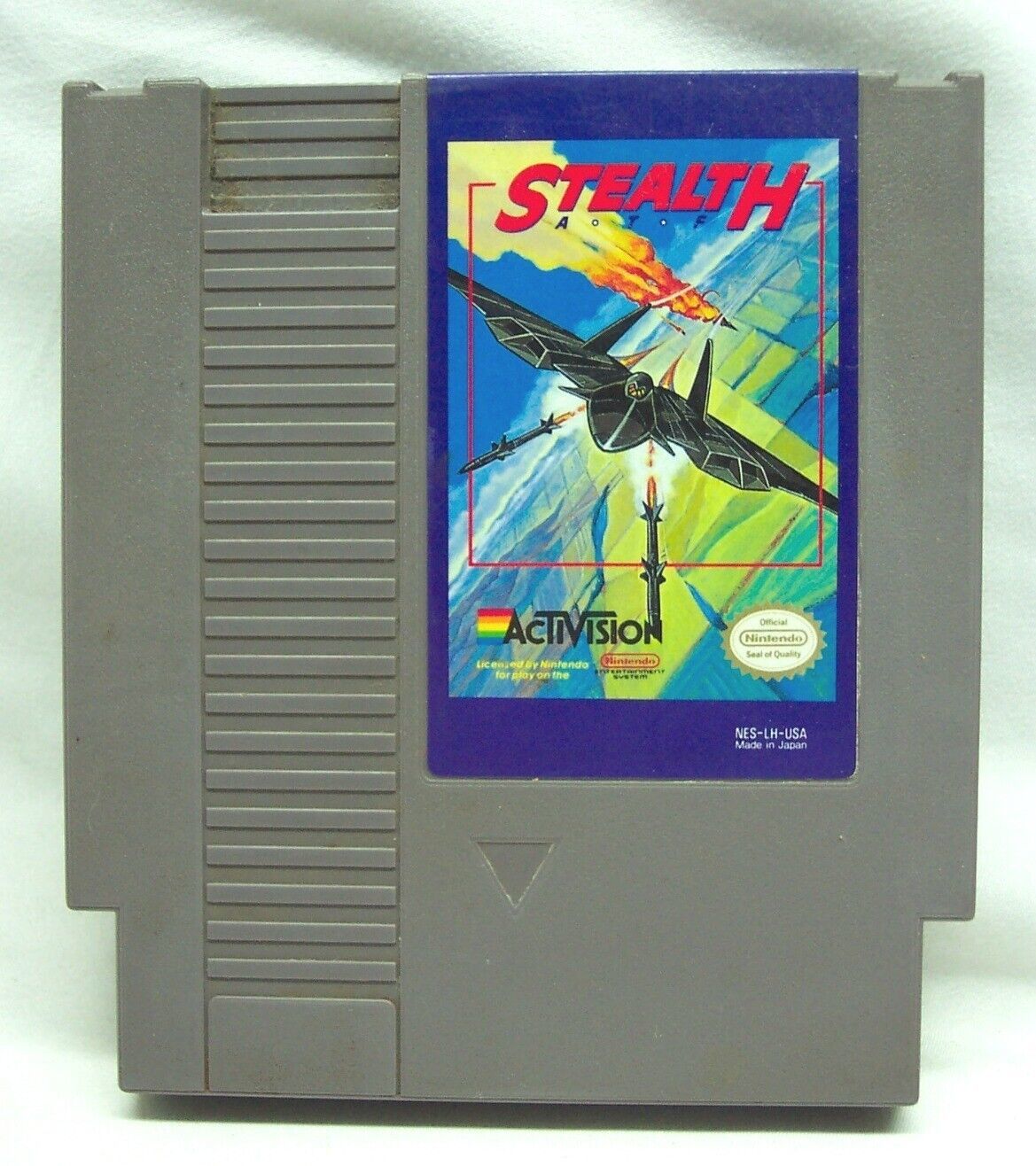 Vintage 1989 STEALTH ATF NES VIDEO GAME CART AUTHENTIC ORIGINAL TESTED - £13.05 GBP