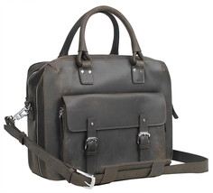 Vagarant Traveler 16 in. Full Grain Leather Cowhide Travel Tote LB07.DS - £378.07 GBP