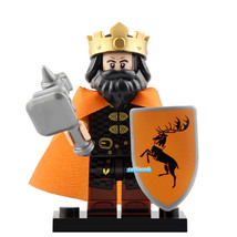 King Robert Baratheon Game of Thrones Lego Compatible Minifigure Bricks Toys - £2.33 GBP