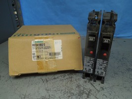 2- Siemens HED41B020 Circuit Breaker 20A 1P 277V AC 125V DC New Surplus - $60.00